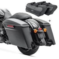 Seitenkoffer Stretched BM für Harley Davidson Street Glide Special 15-21 mit Innentaschen schwarz_1