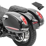 Hard saddlebags compatible with Triumph Thunderbird / Commander ALH Craftride
