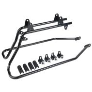 Hard Saddlebag Conversion Brackets fits for Harley Davidson Softail 1986-2017 black Craftride