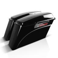 Saddlebags fits for Harley Davidson Touring 94-13 Sidecases Set Craftride 30Ltr Black Latch