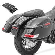 Motorrad Seitenkoffer Set Craftride Delaware je 33Ltr rechts und links inkl. Haltesatz in schwarz_1