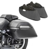 Set Hard saddlebag side cases K3 + Inner bags 33l compatible with Yamaha XVS 1300 A Midnight Star Inner bags Craftride ME16 black