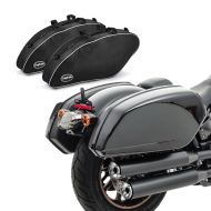 Set: Hard saddlebags Craftride fit for Harley Davidson Low Rider / S / ST 18-24 with brackets HB14 + Inner Liner Bags