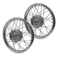 Set 2x Spoke wheel rim aluminum 1,6x16 for Simson S51 S50 S70 Schwalbe KR51 alloy Craftride AF12S