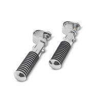 Highway foot pegs 25-32mm engine guard foot rests Craftride VP2 chrome