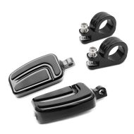Motorcycle Crash Bar Footpegs with mounting clamp 38mm Set Craftride HC2