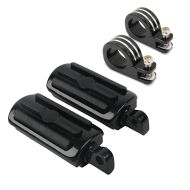 Motorcycle Crash Bar Footpegs with mounting clamp 38mm Set Craftride HC4