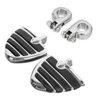 Motorcycle Crash Bar Footpegs with mounting clamp 32mm Set Craftride HC9