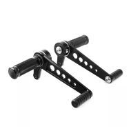 Rear Set for Cafe Racer Scrambler Foot pegs Craftride CF4 black
