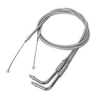 Gaszug 100cm für Harley-Davidson Road King 1996-2007 Edelstahl/Nylon_0