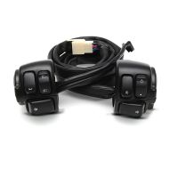 Handlebar Control Switch fits for Harley Davidson Dyna Sportster Softail V-Rod 96-13 black Craftride