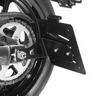 Side Mount license plate holder M compatible with Kawasaki Vulcan S / Café 15-24 black Craftride