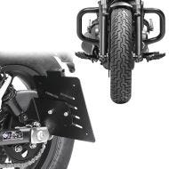 Set Kennzeichenhalter seitlich + Sturzbügel für Honda Rebel 500 17-21 Craftride KS2_1