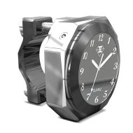 Motorcycle handlebar clock analog with bracket Craftride LK2 chrome