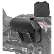 Motorrad Satteltasche links Craftride Fargo 13Ltr Seitentasche für Chopper schwarz_1