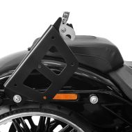 Set Satteltaschenhalter für Harley Softail Street Bob 18-21 Kofferträger abnehmbar Craftride QL_1