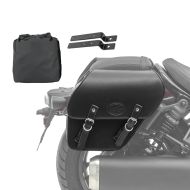 Satteltasche mit Halter für Chopper Craftride Fargo 13l Seitentasche rechts_1