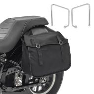 Satteltaschen mit Halter SH2 für Harley Sportster 1200 CA Custom 13-16 Canvas 36L Craftride_1
