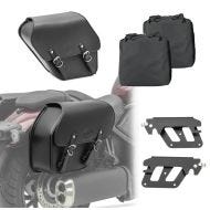 Set 2x Satteltasche + Halter für Harley Davidson Heritage Softail Classic 18-19 Craftride FRG-P_1