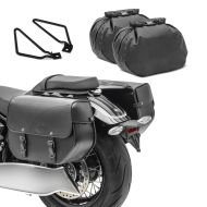 Satteltaschen KT + Satteltaschenhalter für Suzuki Intruder M 1500 / 800 Craftride_1