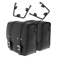 Set 2x Satteltaschen mit Halter für Harley Softail 18-21 Craftride Reno links-rechts_1