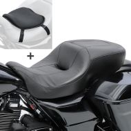 Set SB4 Hammock Sitzbank für Harley Davidson Touring 14-20 Craftride HD und Gel Sitzkissen Tourtecs L_1