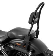 Sissybar für Harley Davidson Street Bob 09-17/LR Craftride Fast Rider-M schwarz_1