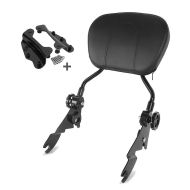 Sissy Bar Vario fits for Harley Davidson CVO Road Glide Ultra 11-13 with Docking Kit black Craftride