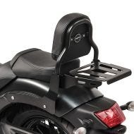 Sissy bar XS3 compatible with Kawasaki Vulcan S / Café 15-24 with luggage rack black Craftride