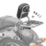 Sissybar für Harley Softail / Sport Glide 18-21 R1 mit Gepäckträger und Docking chrom Craftride_1