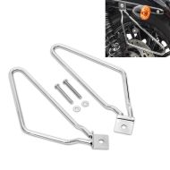 Saddlebag Supports compatible with Moto Guzzi MGX-21 / Nevada 750 Craftride BL1 chrome