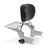 Sissy Bar with Rear Rack detachable fits for Harley Davidson Electra-Street-Road Glide, Road King 97-08 Craftride