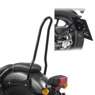 Set Sissybar + Kennzeichenhalter seitlich L für Honda Rebel 500 17-21 Craftride TS1_1