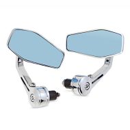 Bar end mirror LS3 compatible with Royal Enfield Classic 500, Interceptor 650 chrome Craftride