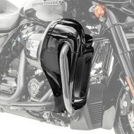 Beinschild für Harley Davidson Street Glide Special 15-20 Craftride belüftet schwarz_1