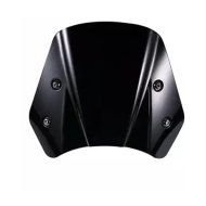 Windshield Craftride RW2 compatible with Husqvarna Svartpilen 701 / 401 / 125 windscreen black