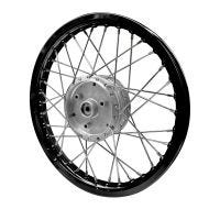 Spoke wheel rim aluminum 1,6x16 for Simson S51 S50 S70 Schwalbe KR51 alloy Craftride AF28 black