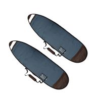 Set 2x Surfboard bag travel bag SR1 Divit surfboard bag for 8" boards blue