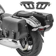 Set 2x Satteltaschen mit Halter QL für Honda Rebel 1100 2021 Craftride Oregon links-rechts_1