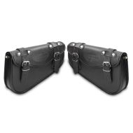 Motorbike Saddlebags Craftride Arizona 3Ltr for Custombikes left and right in black