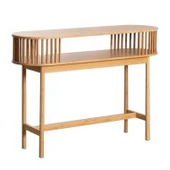 Console table bamboo SR91 Divit side table console with 2 shelves NEW