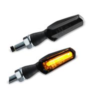 Indicators compatible with Yamaha R7 / Tenere 700 LED Turn signals Lumitecs TX15 tinted black
