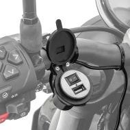 12V motorcycle USB socket Lumitecs US3