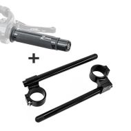 Stummellenker Set für Ducati Supersport 900 / 800 SS Clip On 22mm und Griffe Zaddox S-G1_1
