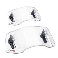 2 x Windshield deflector Clip-On Puig 20764W Clip-On Windscreen Spoiler clear Set Discount