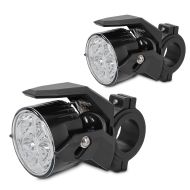 2x Motorbike Auxiliary Spotlight S2 Lumitecs single e-homologated Discount Set