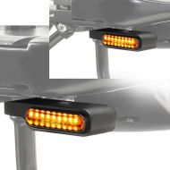 2x Sequential LED Handlebar indicators motorcycle / turn signals BL8 Discount Set