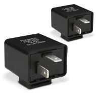 2x 12V motorcycle flasher relay 2 L-PIN Lumitecs LED load independent Discount Set