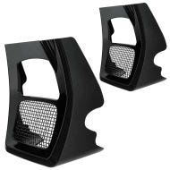 2x Belly pan fits for Harley Davidson oil cooler cover OV2 black Set Discount