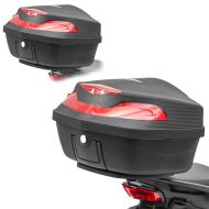 2x Motorcycle Top Box Bagtecs XK48 Top Case Universal 48 Litres red Discount Set